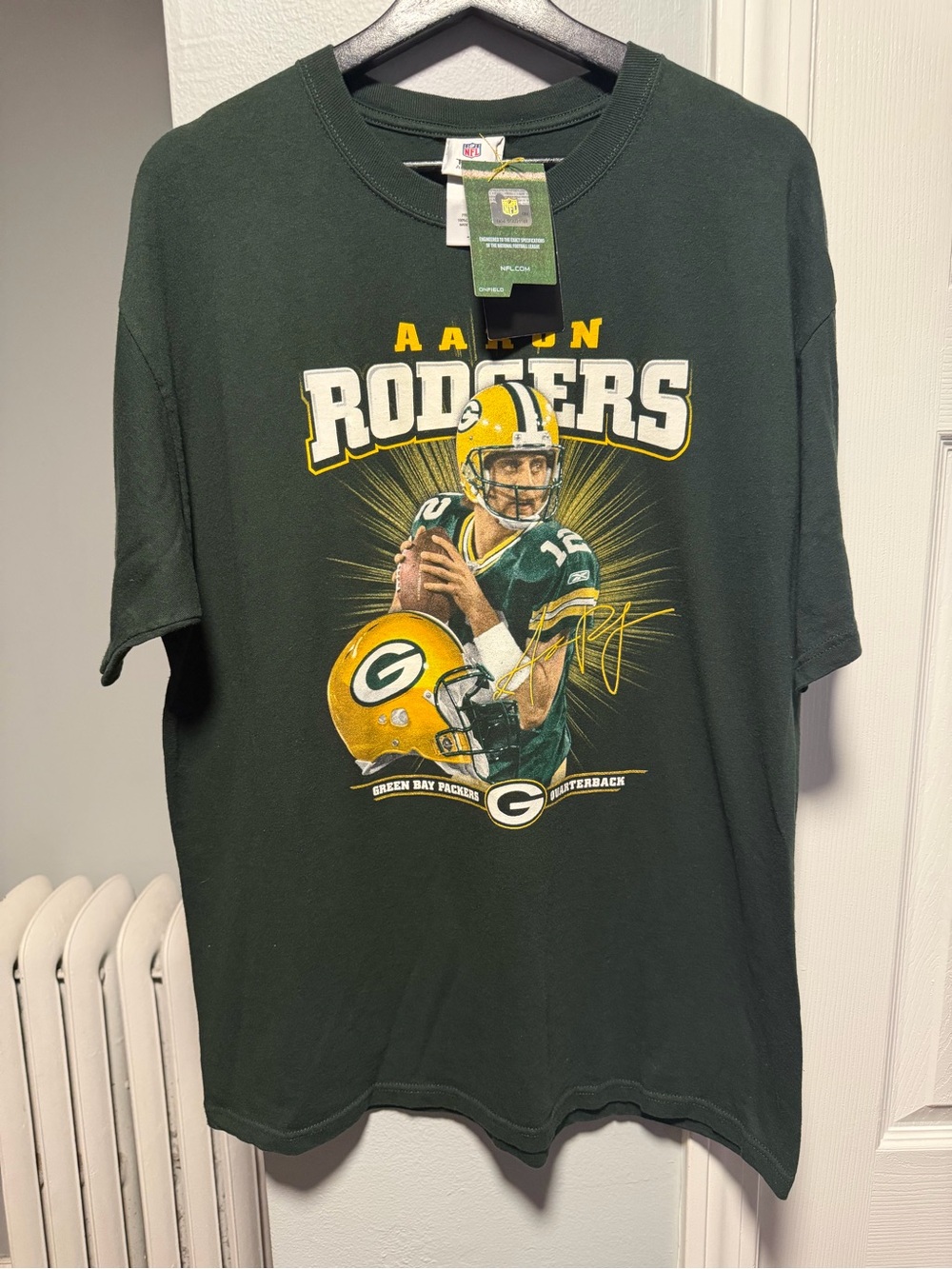NWTS Vintage NFL Green Bay Packers Aaron Rodgers T Shirt Size Men’s XL